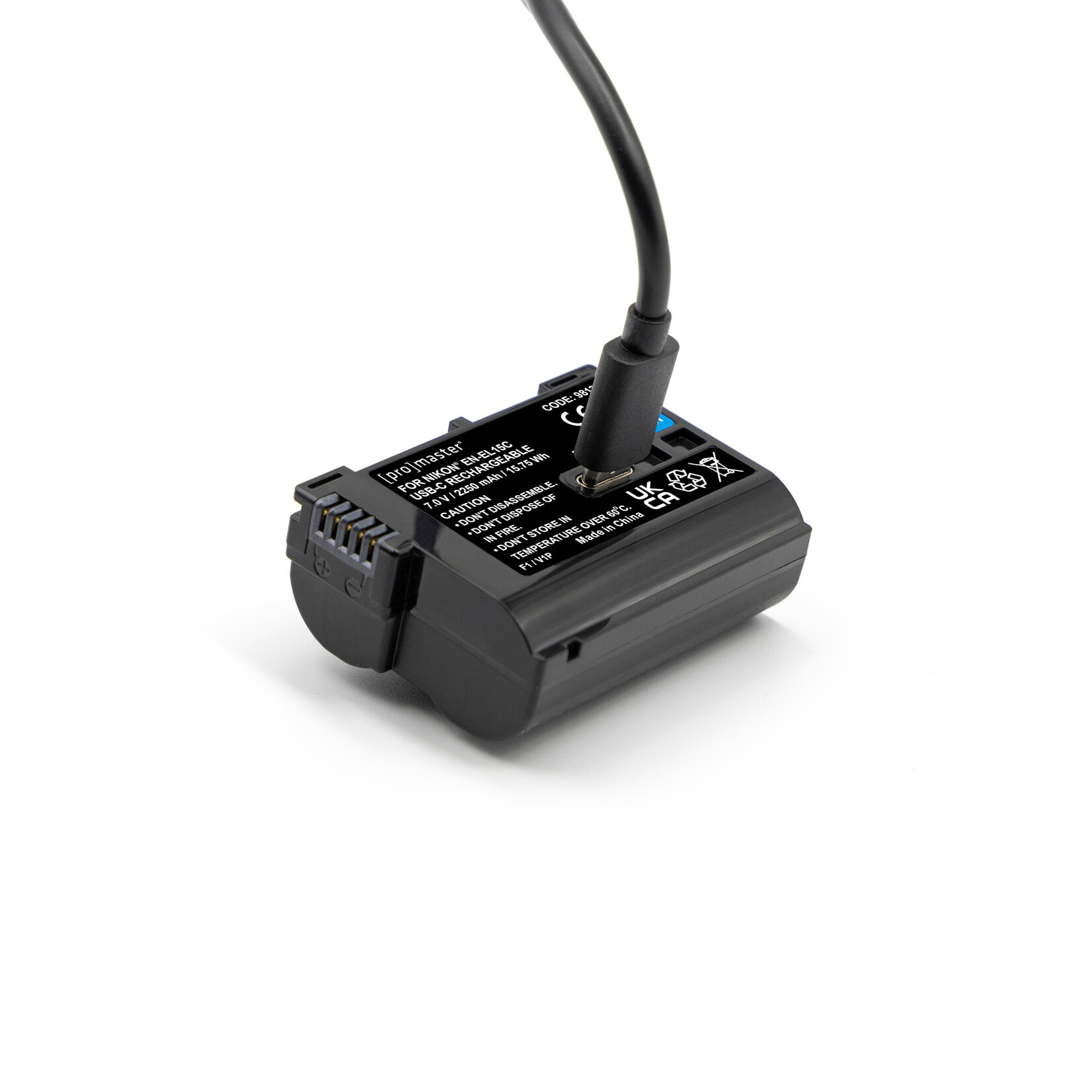 ProMaster ProMaster Li-ion Battery for Nikon EN-EL15c with USB-C Charging - works with Z8, Zf, & Z6III