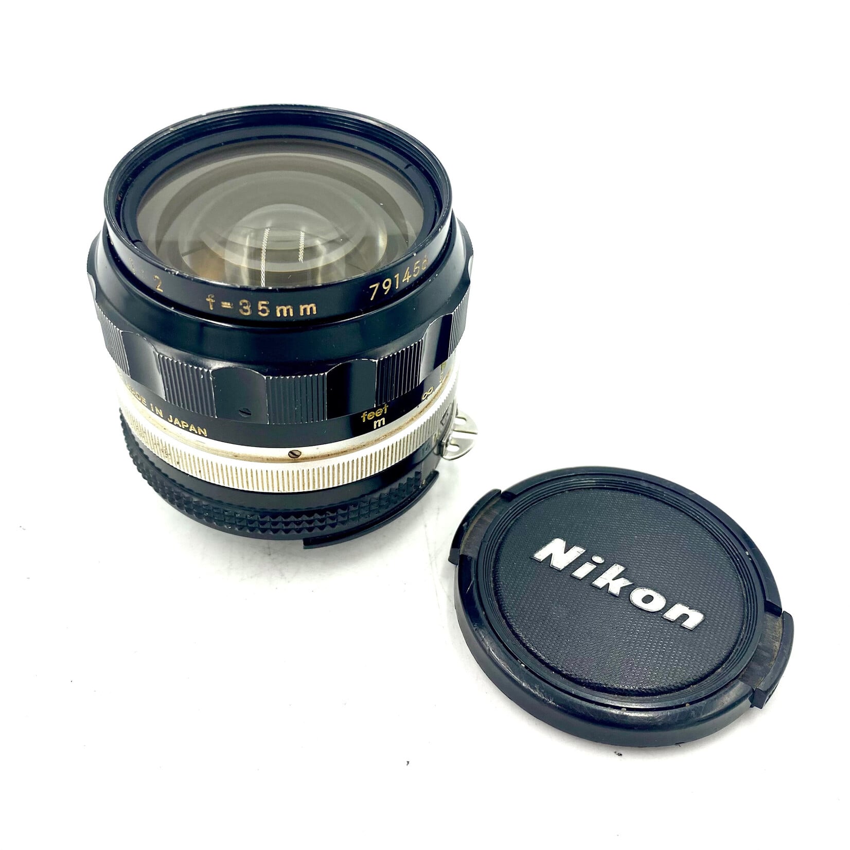 Nikon #1628 USED Nikon Nikkor-O 35mm F/2 Non Ai Lens