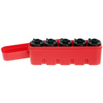 Japan Camera Hunter 35mm Film Hard Case Red - Holds 5 Rolls of Film