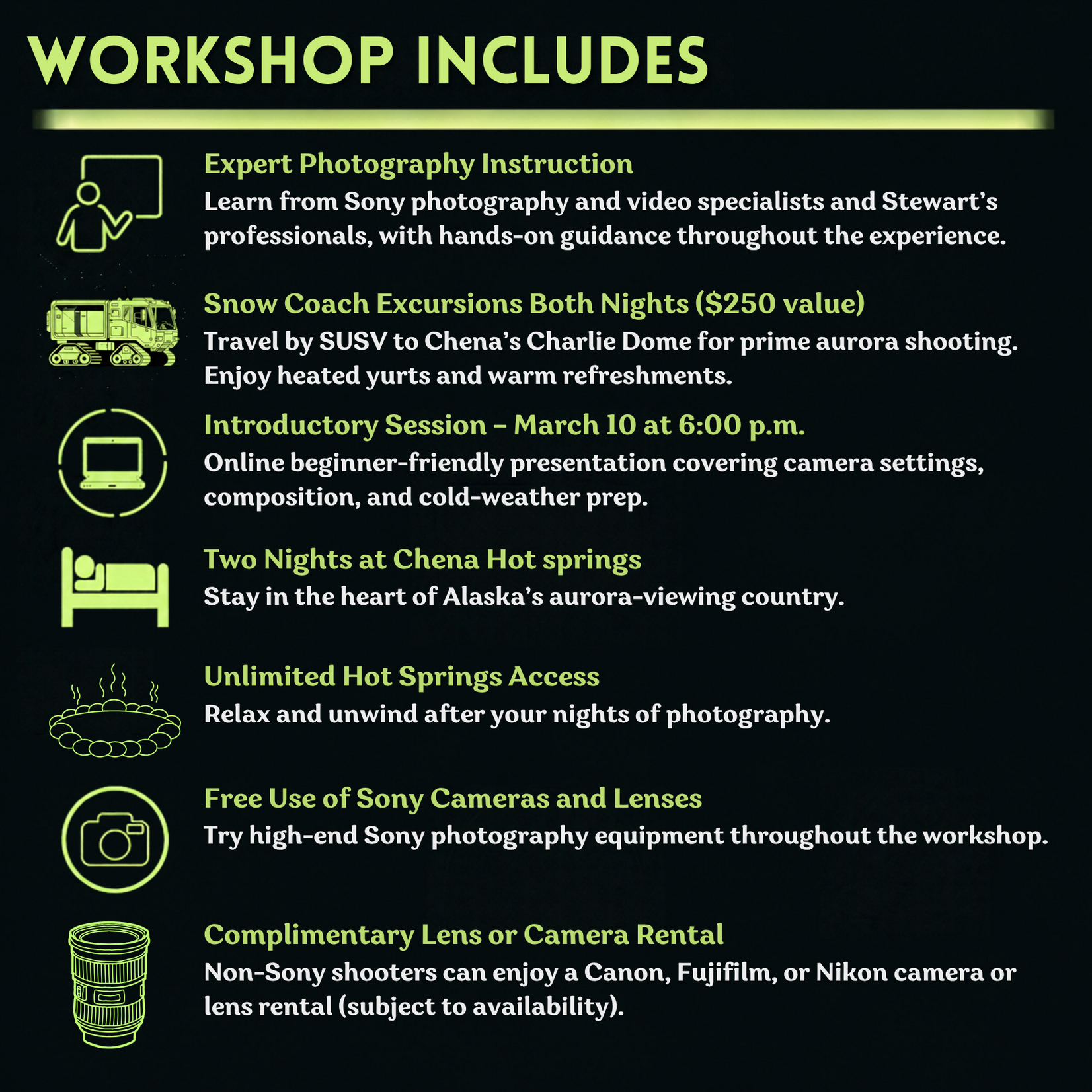 Northern Lights Photography Workshop