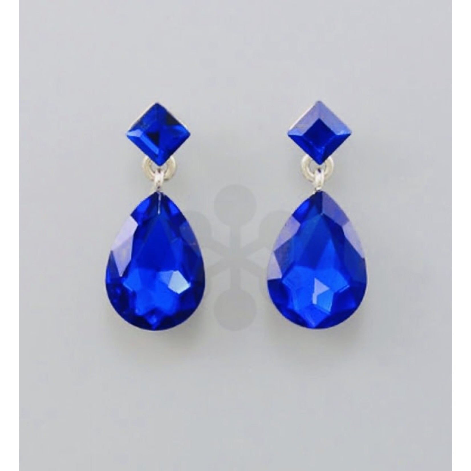 T Drop Sapphire Earrings