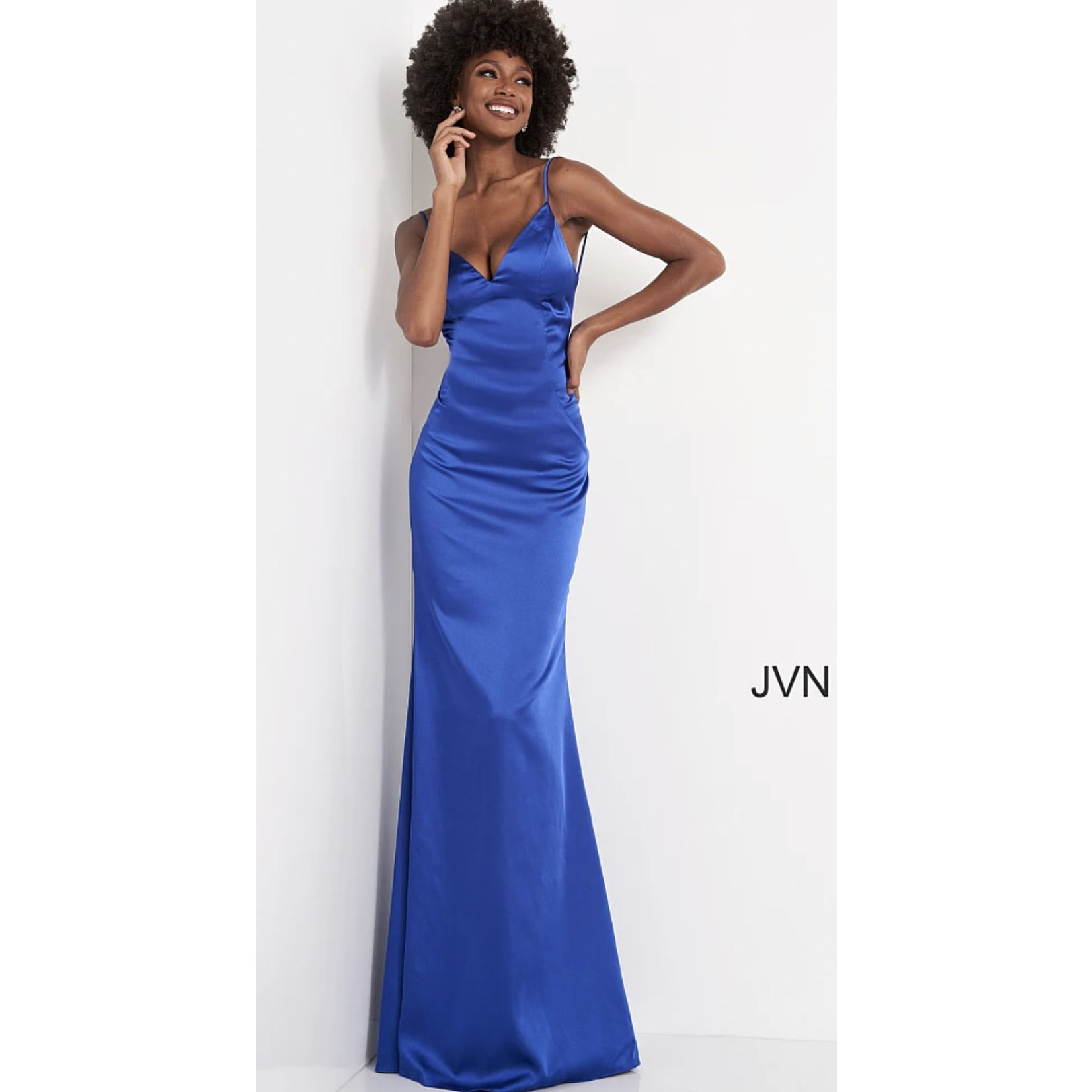 Jovani JVN02048 Royal Blue Size 4