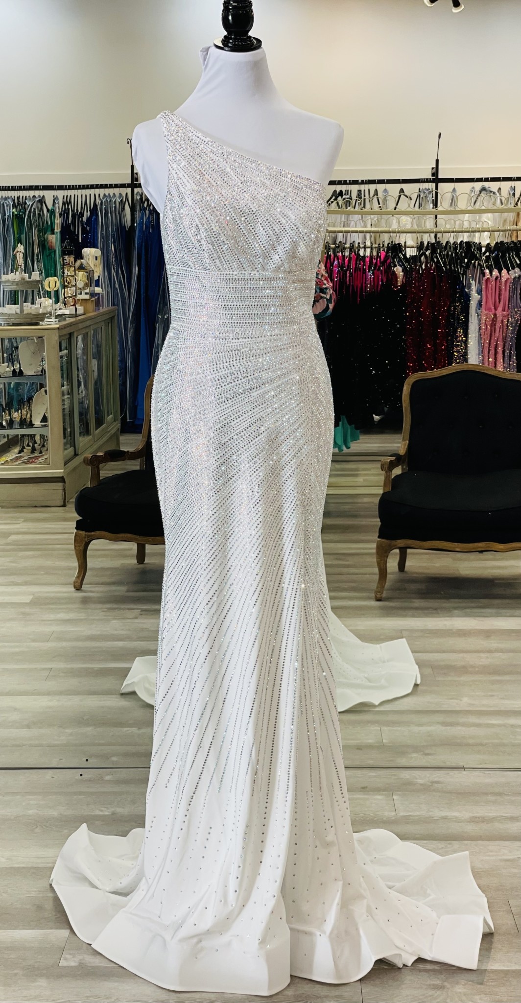 ivory maxi dress Avery Long Sleeve Maxi Dress / Ivory | MESHKI main image 1