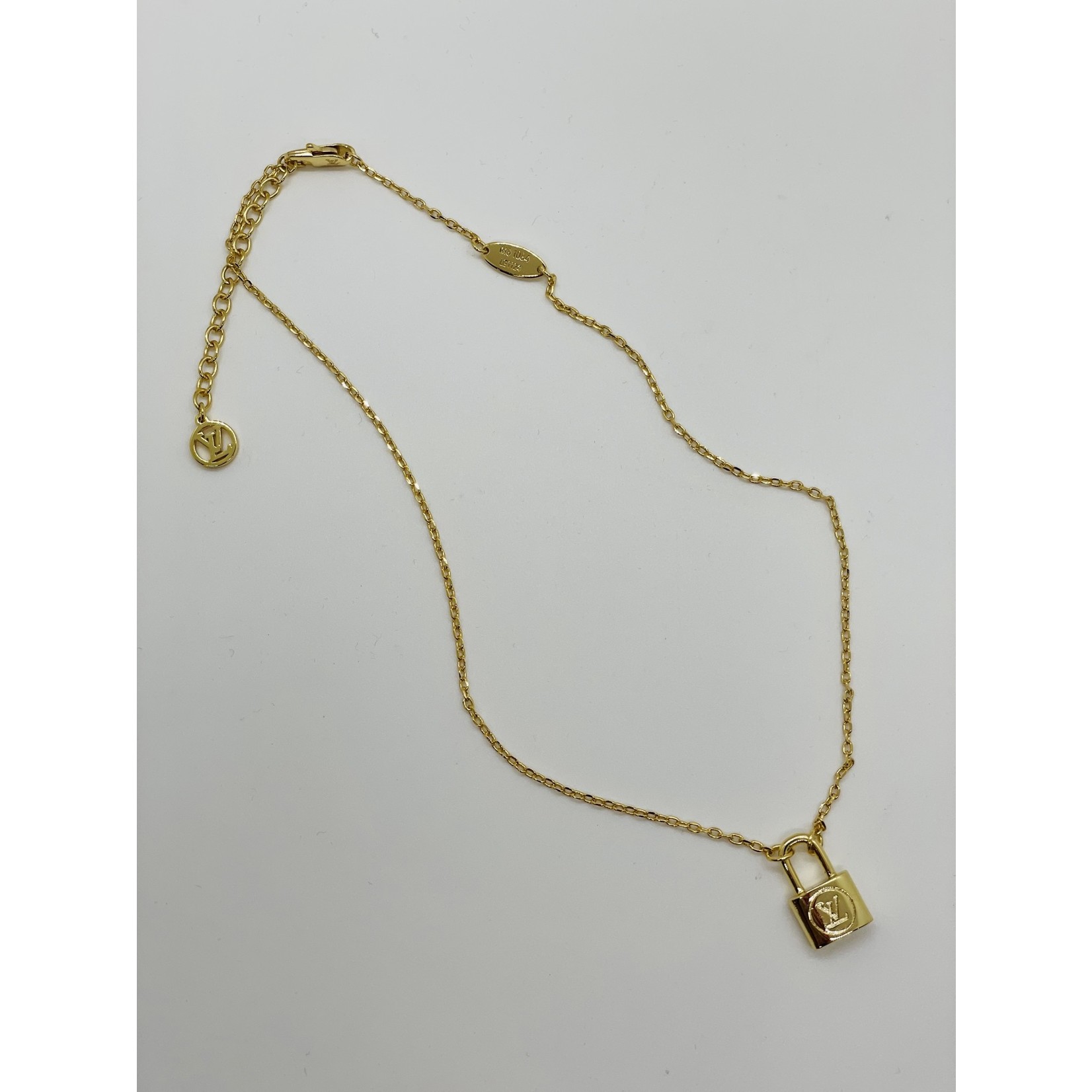 Gold Lock Necklace