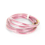 Jelly Bracelet Set-Light Pink