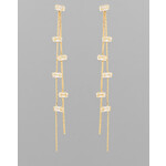 CZ Multi Pair Earrings-Gold