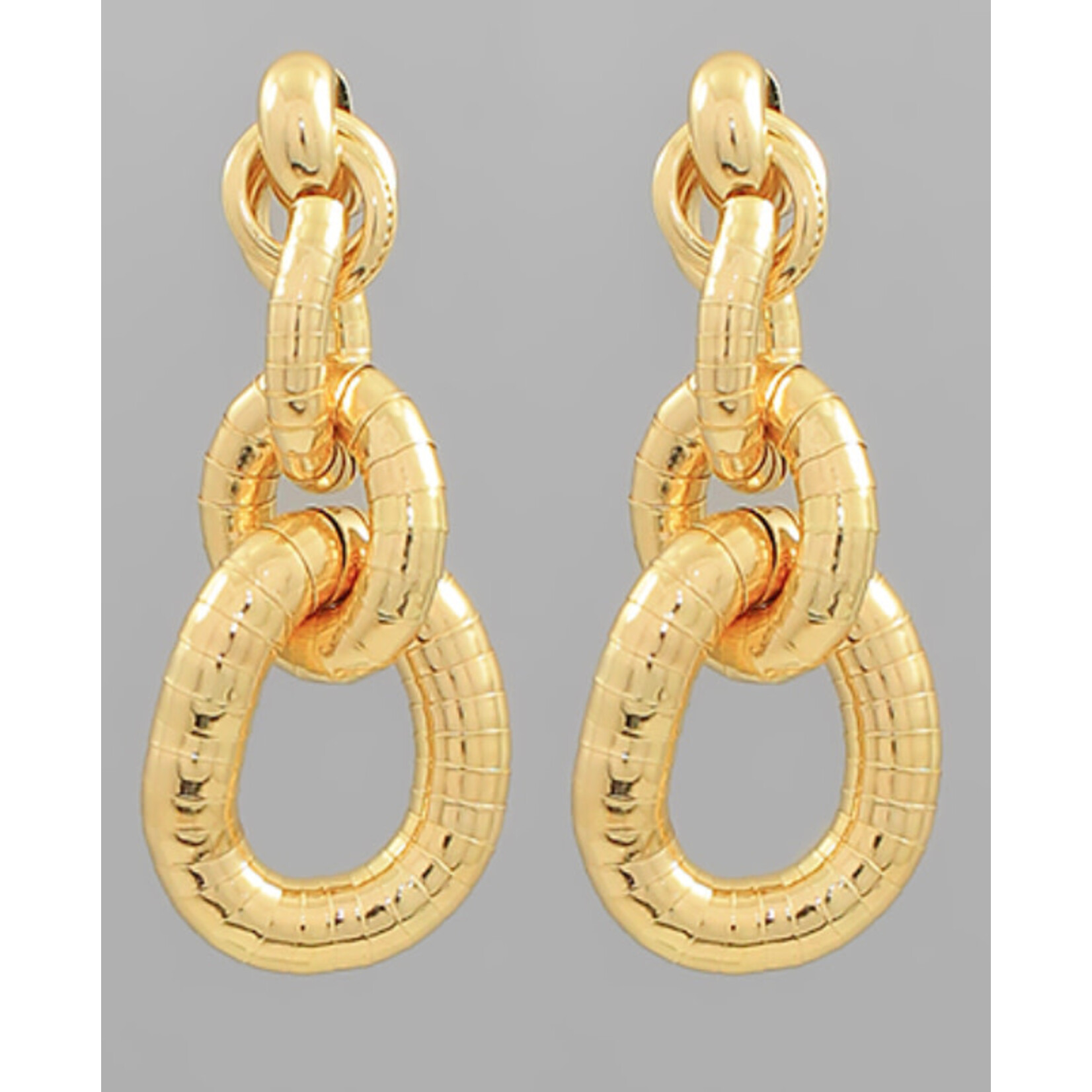 Omega Chain Link Earrings