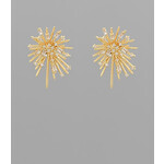 Starburst Earrings-Gold