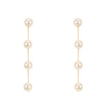 4 Pearl Drop Earrings