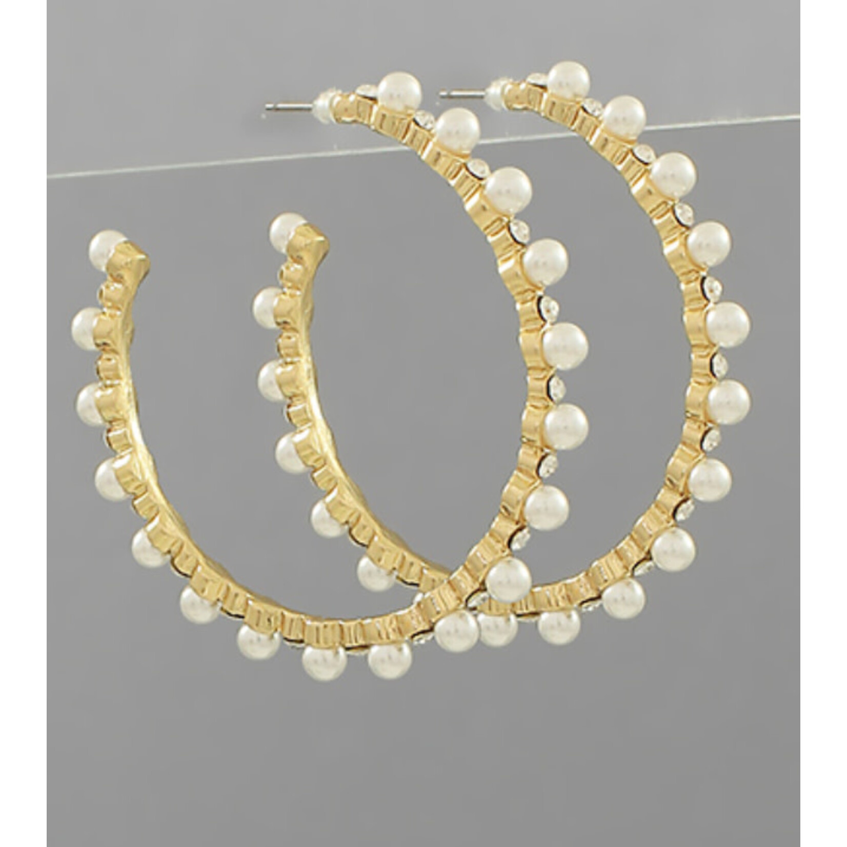 Pearl & CZ Hoops