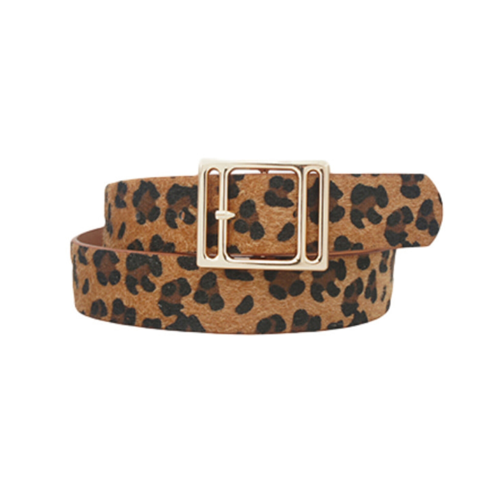 Leopard Print Belt
