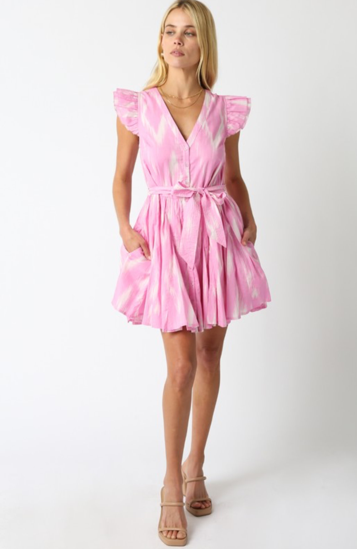 Posey Sleeveless Boho Dress main image 1