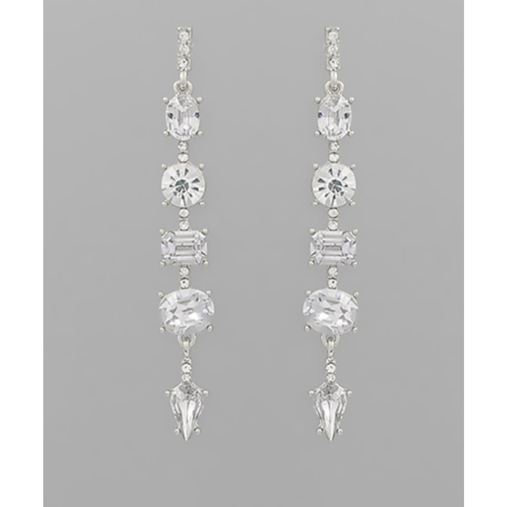 CZ Multi Shape Earrings