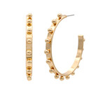 Ball Station Gold hoops