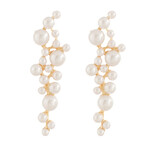 Cluster Pearl Earrings