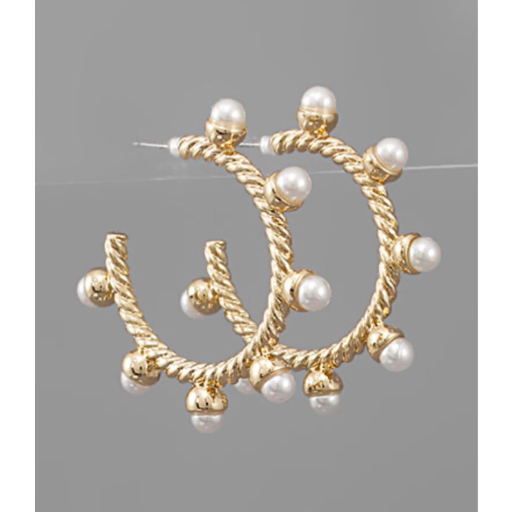 Pearl Rope Hoops