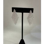 CZ Triangle Earrings