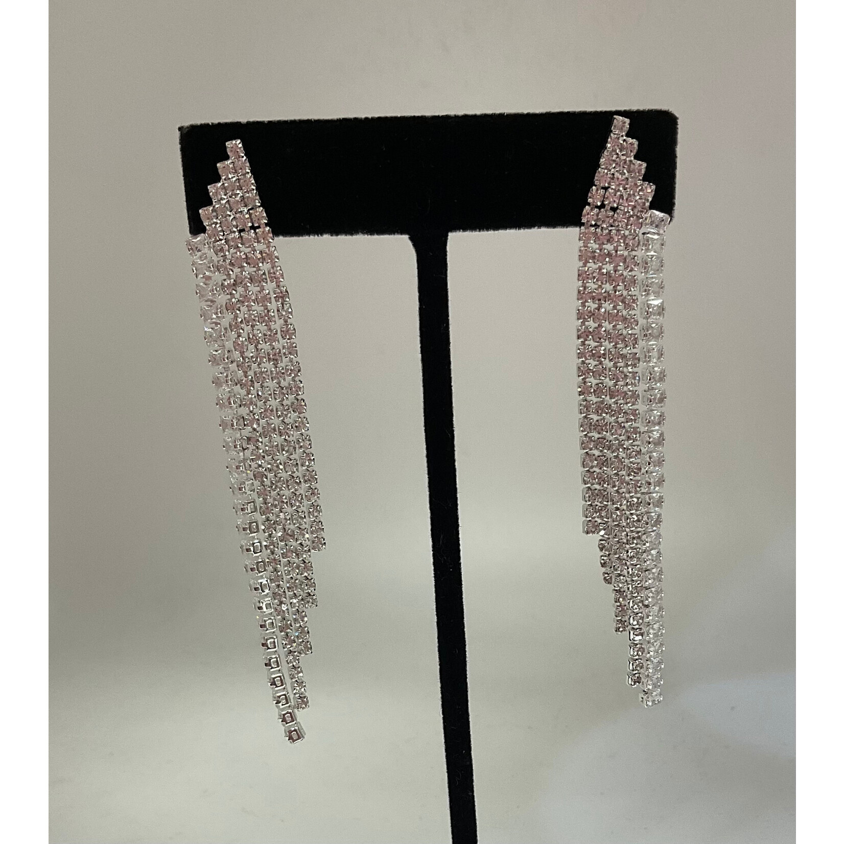 5 Row Cascade Tassel Earrings