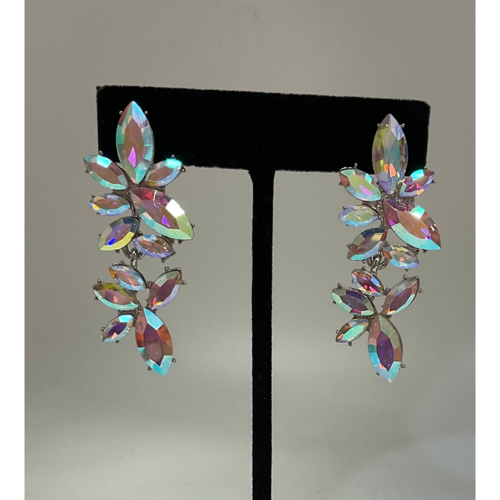 Marquise AB Earrings-Silver