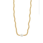 Snake Chain With Pearl