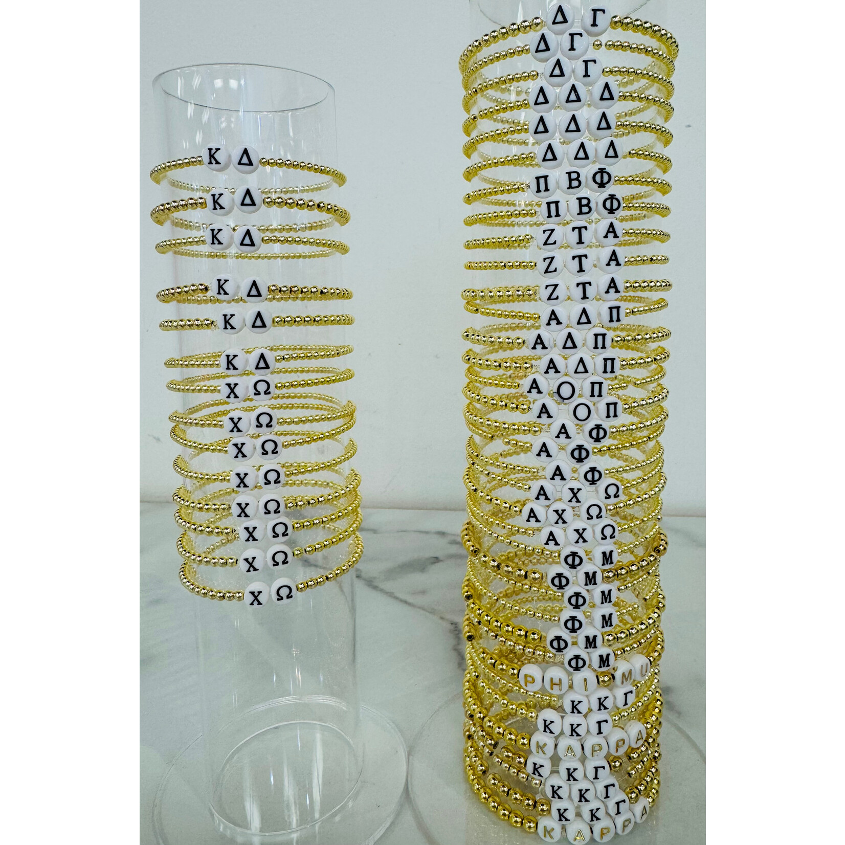 Greek Letter Sorority Bracelets