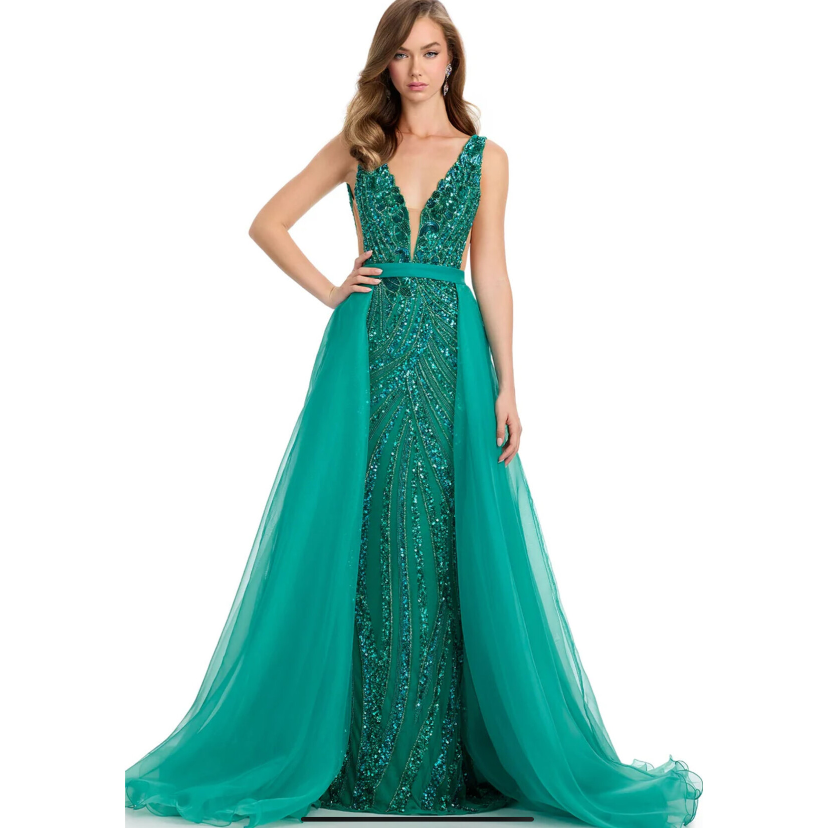 ASHLEY Lauren ASHLEY  Lauren  1740-OVERSKIRT