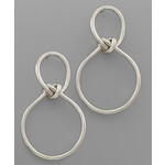 Love Knot Earrings - Silver