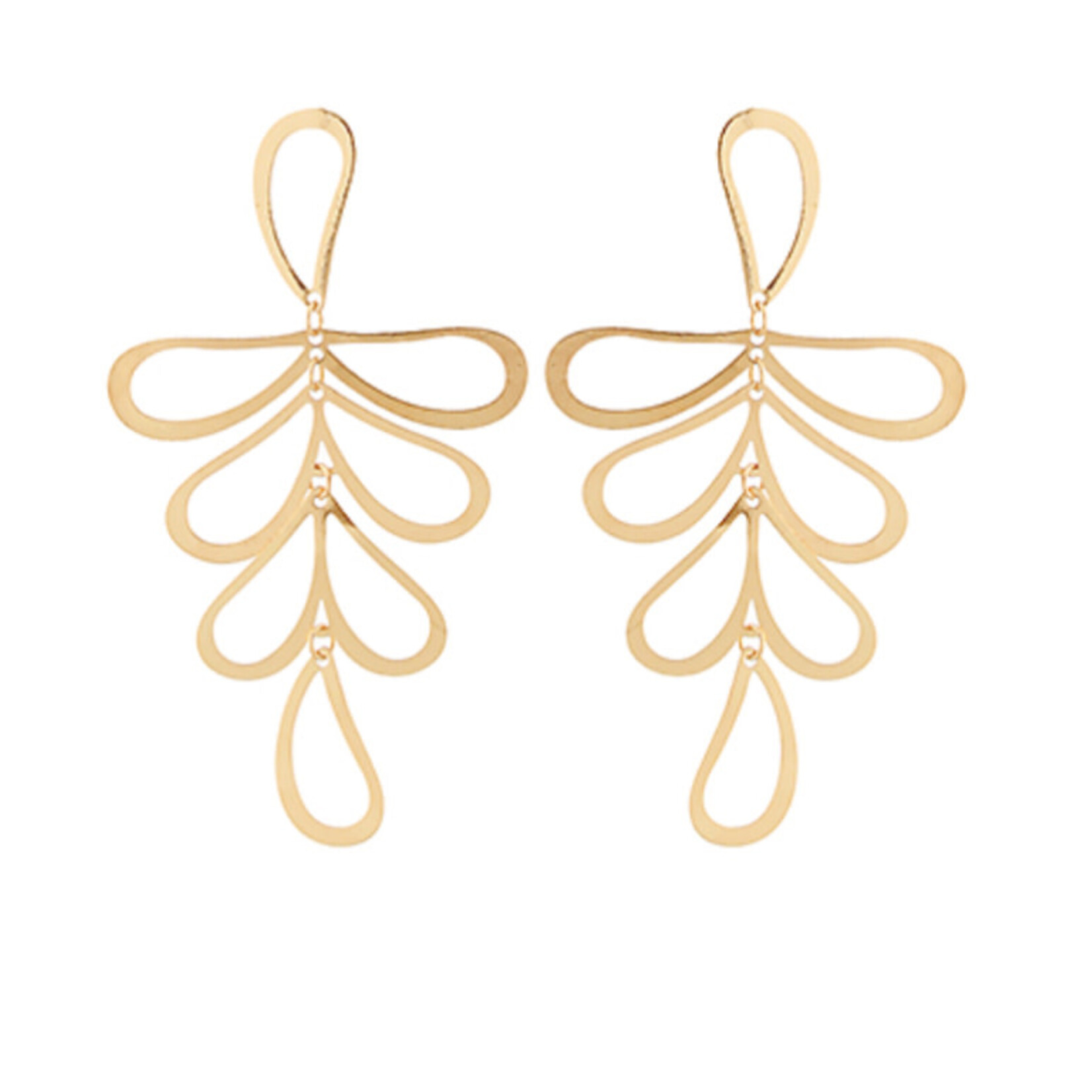 Filigree Earrings - Gold