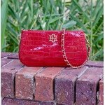 Caroline Hill Livi Crossbody - Red Patent