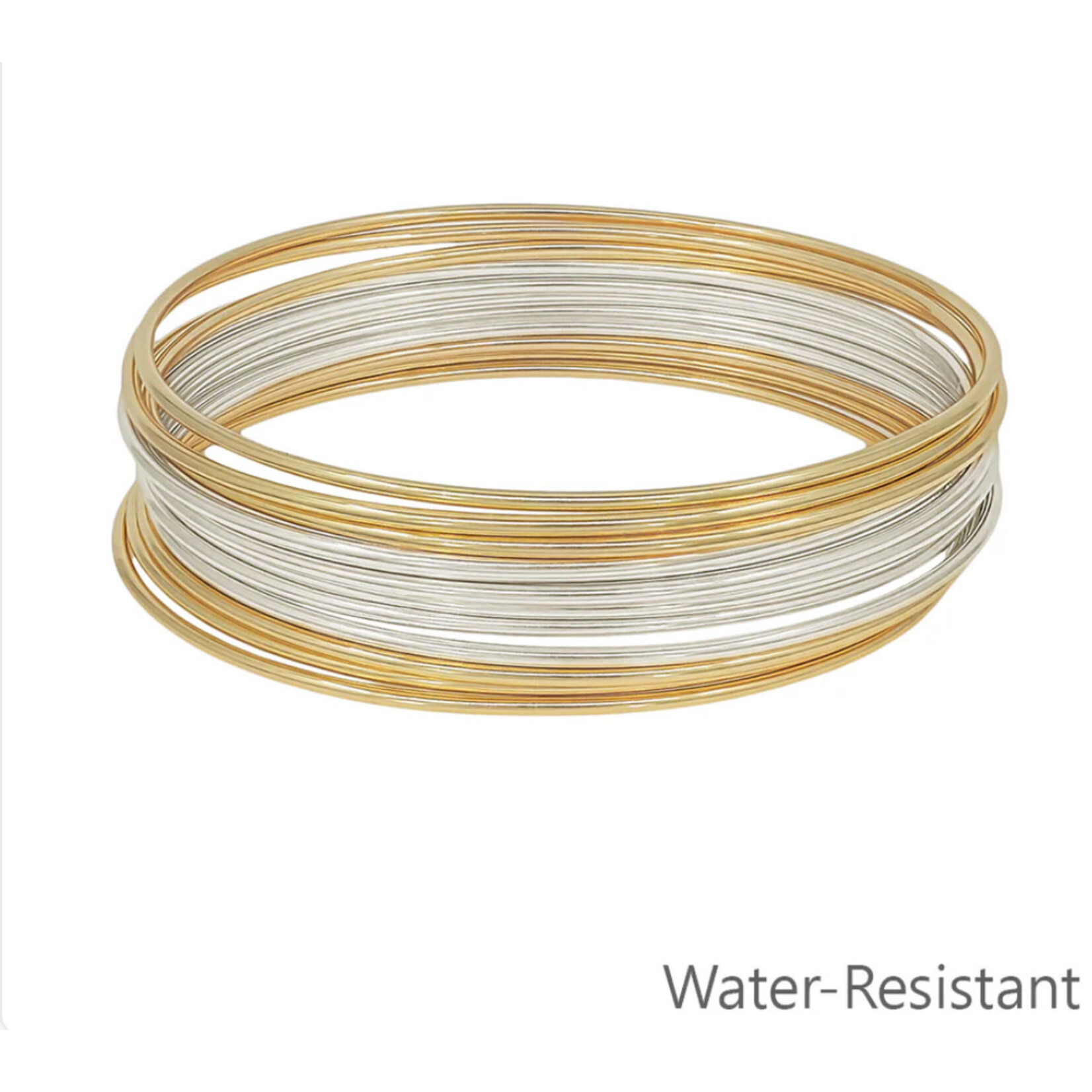 Gold & Silver Bangle Set-WATERPROOF