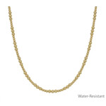 Gold Ball Necklace-WATERPROOF