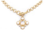 Mother Of Pearl Chunky Necklace-Water Resistant