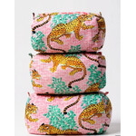 Cosmetic Bag Set - Light Pink Tiger