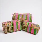 Cosmetic Bag Set - Pink/Green Tiger
