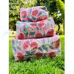 Cosmetic Bag Set - Flowers