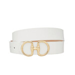 Double D Belt -White