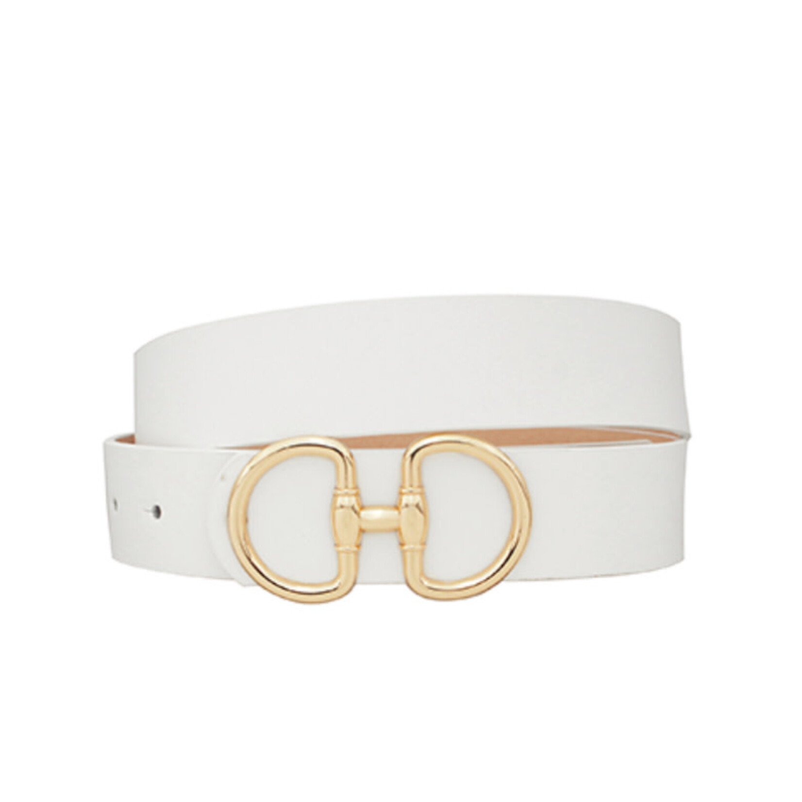 Double D Belt -White