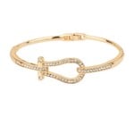 Rhinestone Horseshoe Bracelet