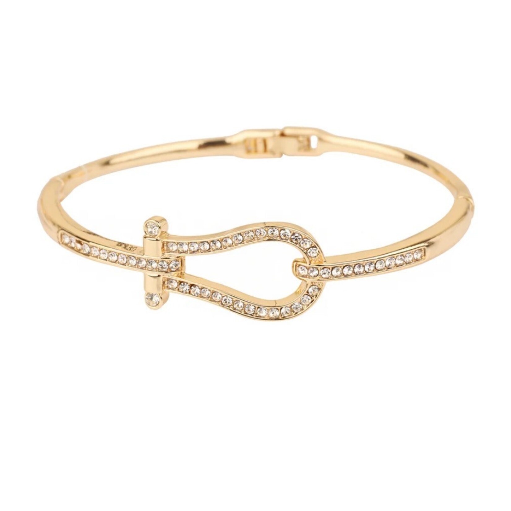 Rhinestone Horseshoe Bracelet