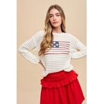 American Flag Sweater