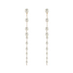Round Pearl Drop Earrings