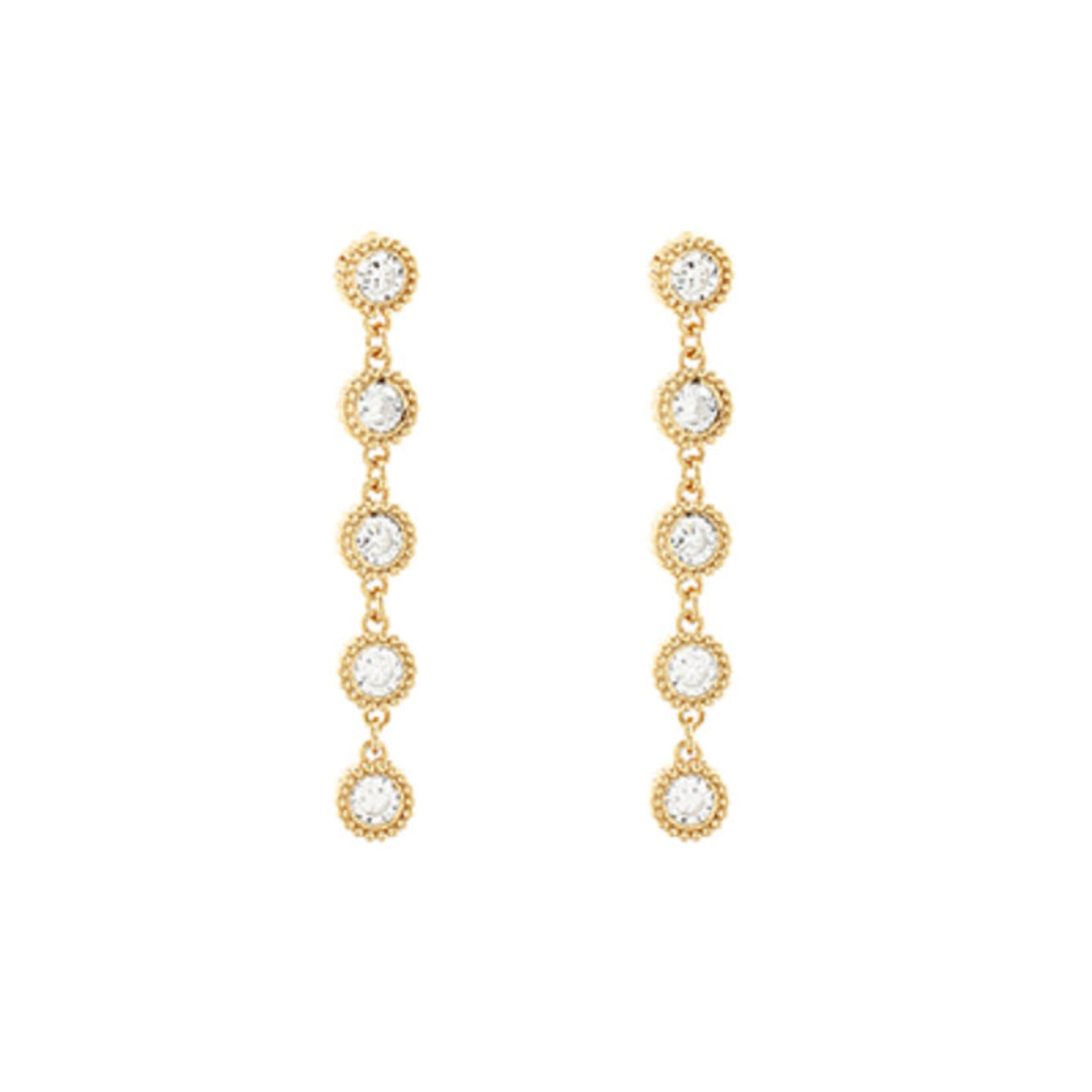 Linear CZ Earrings