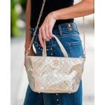 Caroline Hill Maren Mini Tote-Champagne Pop