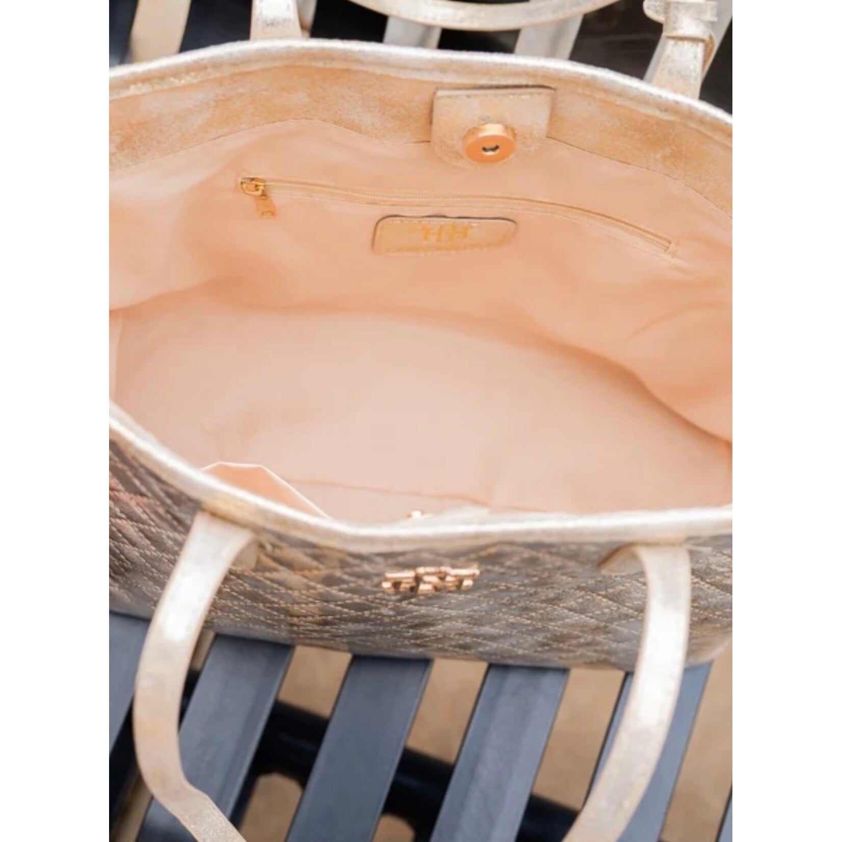 Caroline Hill  Sheffield Tote-Champagne Pip