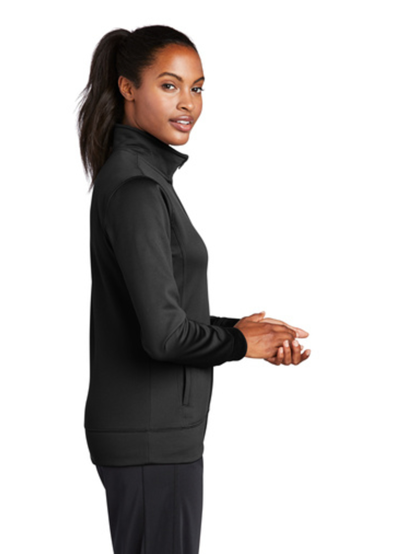 Port Authority Ladies Sport-Wick Fleece Full Zip Jacket LST241