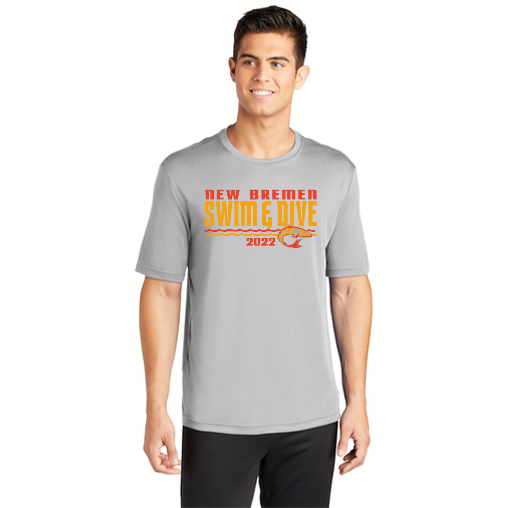 NEW BREMEN SWIM Grey Dri Fit T-shirt