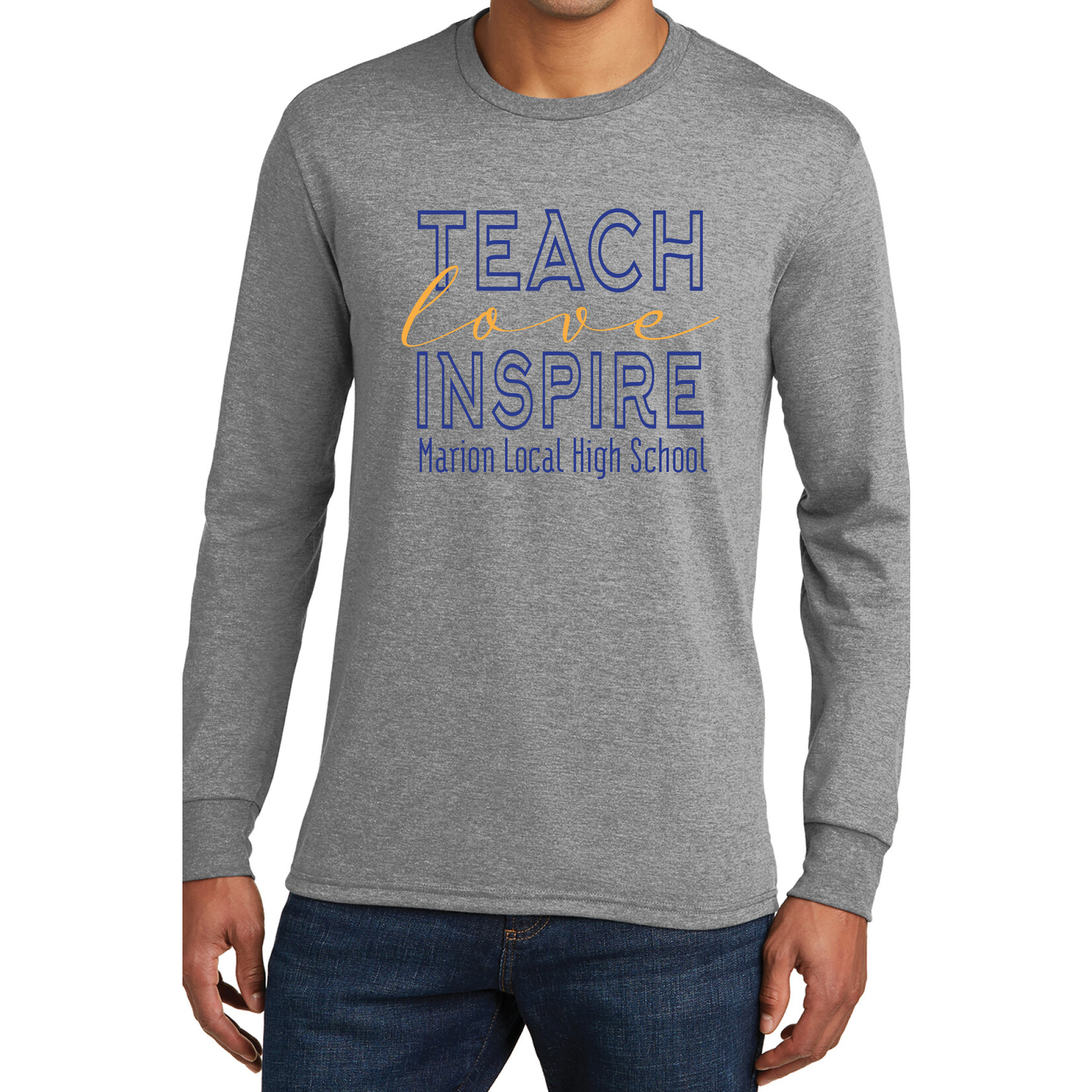 ML - HIGH SCHOOL -   Triblend Long Sleeve DM132_T