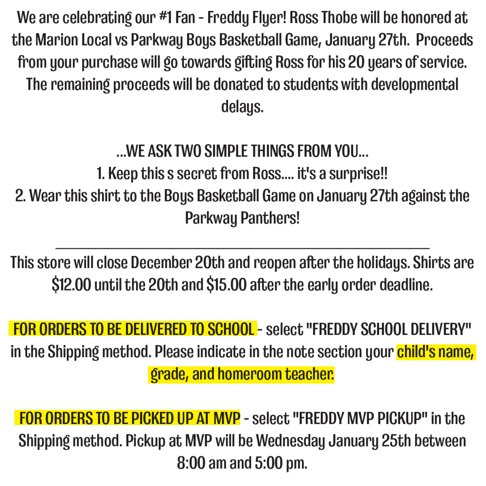 Freddy Flyer T-SHIRT