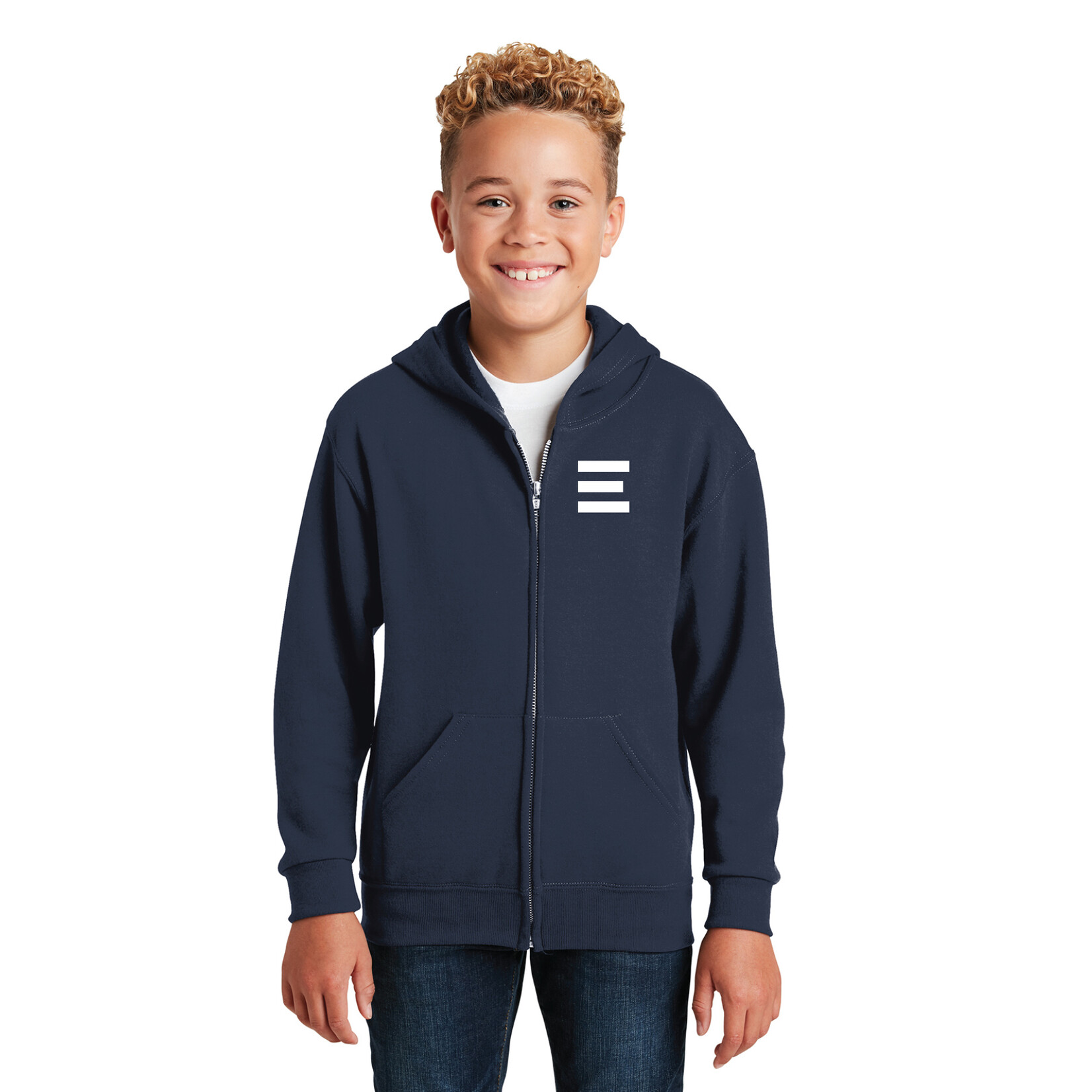 THE EDGE - YOUTH Fleece Full Zip