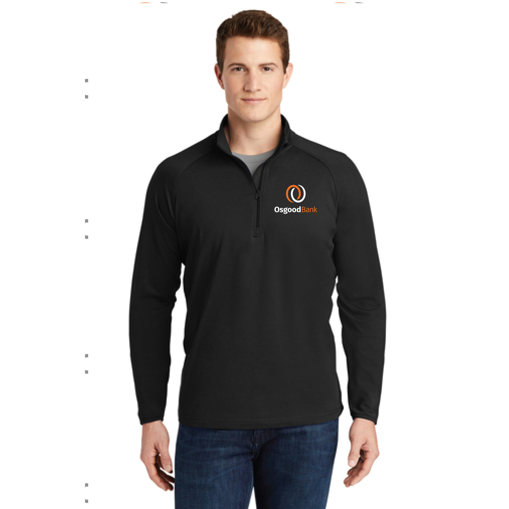 OB- Sport-Tek® Sport-Wick® Stretch 1/2-Zip Pullover ST850